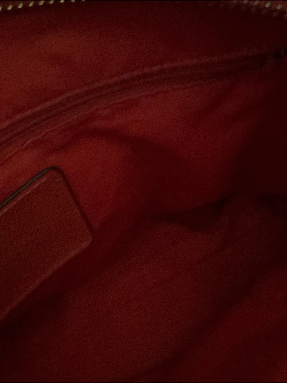 Coach city zip tote vibrant red handbag F36875